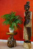 153cm Solid Wood Statue Sawasdee Lady