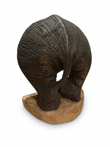Wooden Elephant Butt