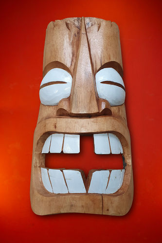 Wooden TIKI Mask