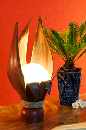 Kokos Tischlampe WAIMEA