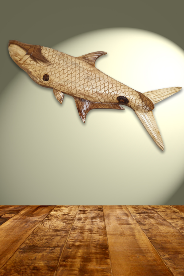 Suar Wood Deco Fish